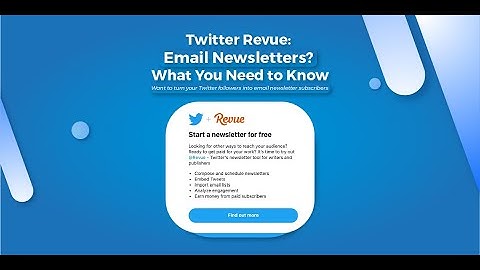 Twitter Revue: Email Newsletters? What You Need to Know | SocialClub24