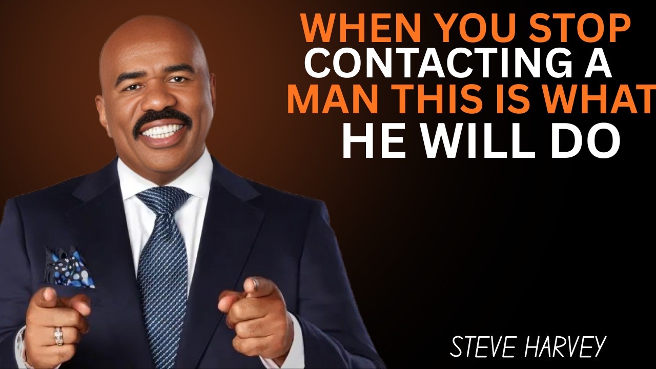 When You Stop Contacting a Man, THIS Happens😳 | Steve Harvey Motivation💬