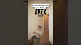 How Different Games Open Doors... #Shorts #Gaming