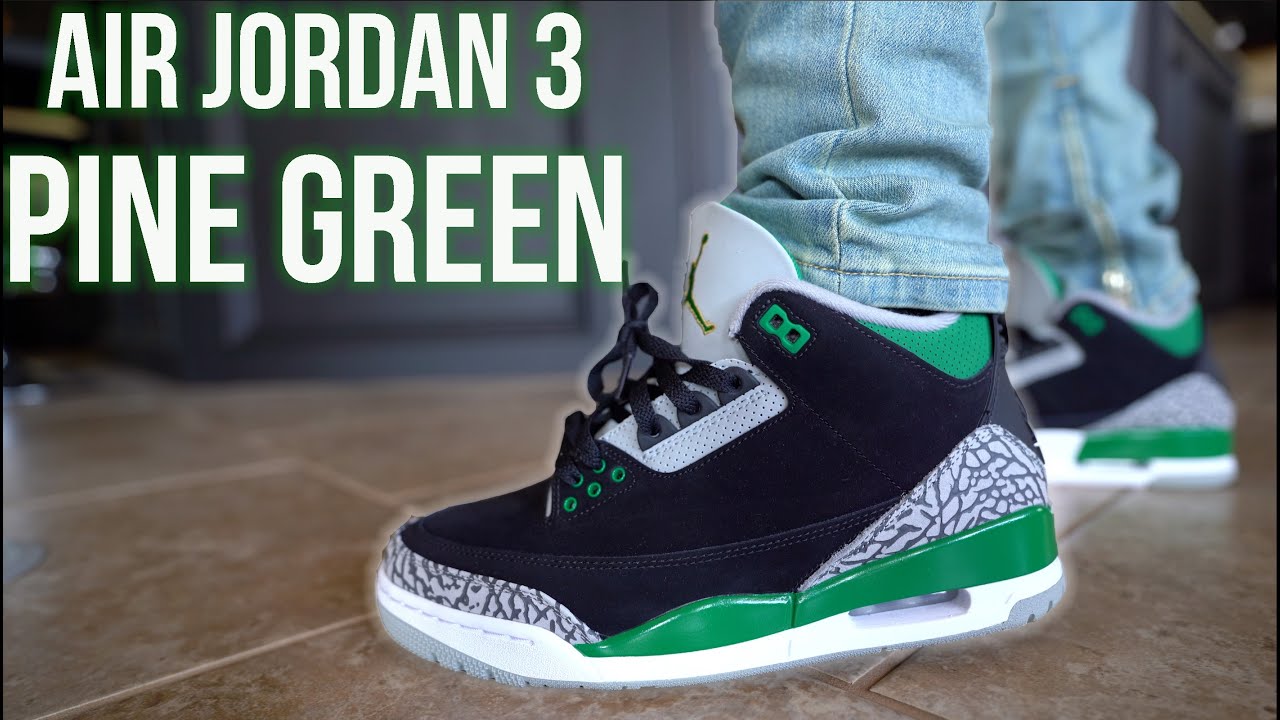 Air Jordan 3 Pine Green Early HONEST Review & On Feet - YouTube