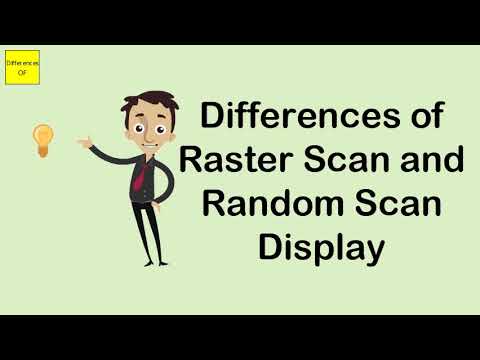 Differences of Raster Scan and Random Scan Display