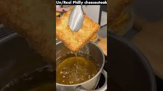 Un/Real Philly cheesesteak #Shorts