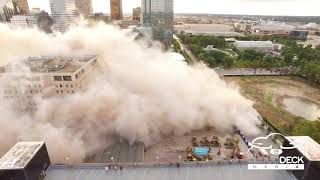 Hotel Black implosion: Drone footage (2015-09-13) Hotel Black Implosion