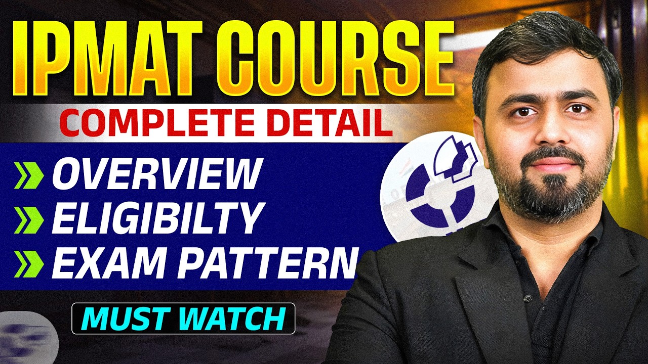 IPMAT 2027 Preparation Strategy 🚀 | Complete Roadmap + Syllabus + Exam ...