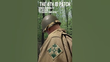 The 4th Infantry Divisional Patch #dday #army #history #military #ww2 #4thinfantry #militaryhistory