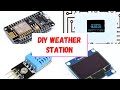 DIY #2 WEATHER STATION WITH NODEMCU ESP8266, OLED DISPLAY AND DHT11 WITH EASY TO FOLLOW INSTRUCTIONS image