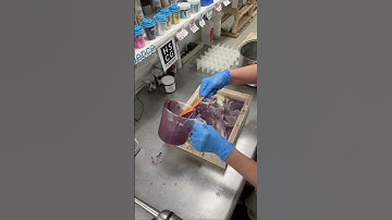 Timelapse in the pot swirl soapmaking #smallbusiness #soapmaking #timelapse #timelapsevideo #soap