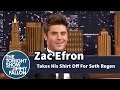 Zac Efron Keeps Taking His Shirt Off For Seth Rogen