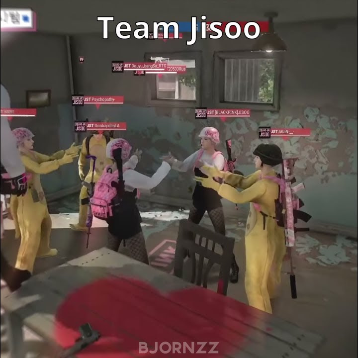 Team Jennie vs. Team Jisoo Playing PUBG in a Nutshell