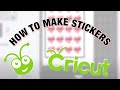 How To Make Stickers on Your Cricut machine (print and cut)