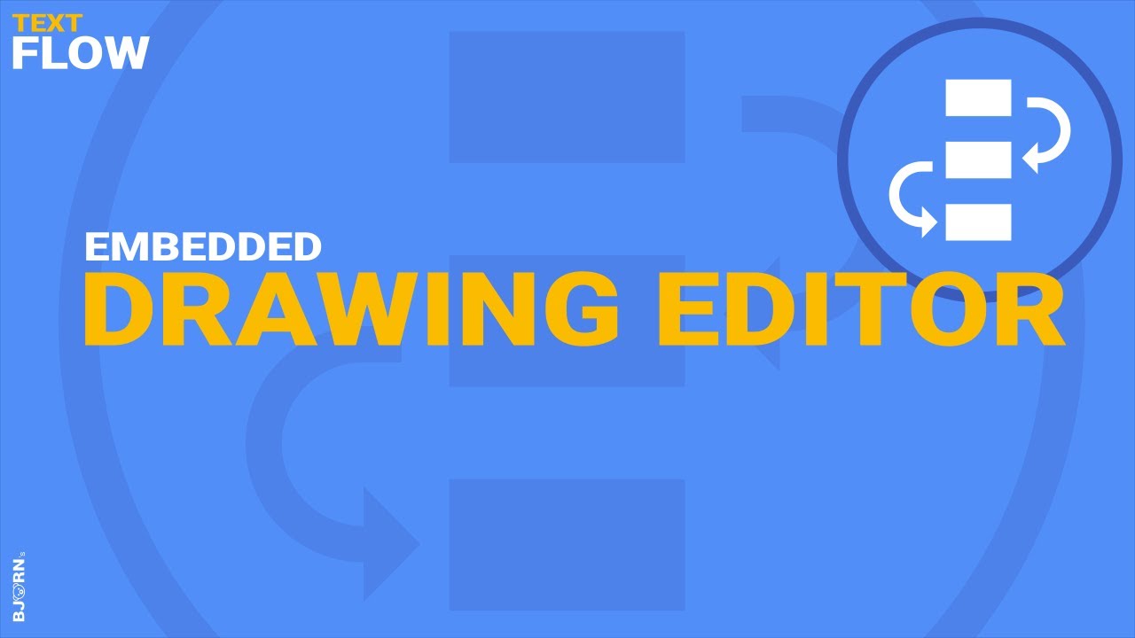 Bjorn's Text Flow - the Drawing Editor - YouTube