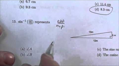 Math 10C Trig Review MC#13