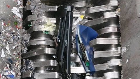 Shredding laptops, hard drives, smartphones, keyboards and more