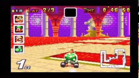 Mario Kart Super Circuit: Bowser Castle 2