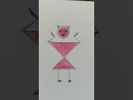 Dance with my drawing to My Name is chicky song #shorts