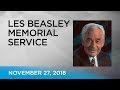 Les Beasley Memorial Service