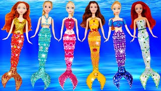 Disney Princesses Dress Up  Mermaid Outfits for Dolls