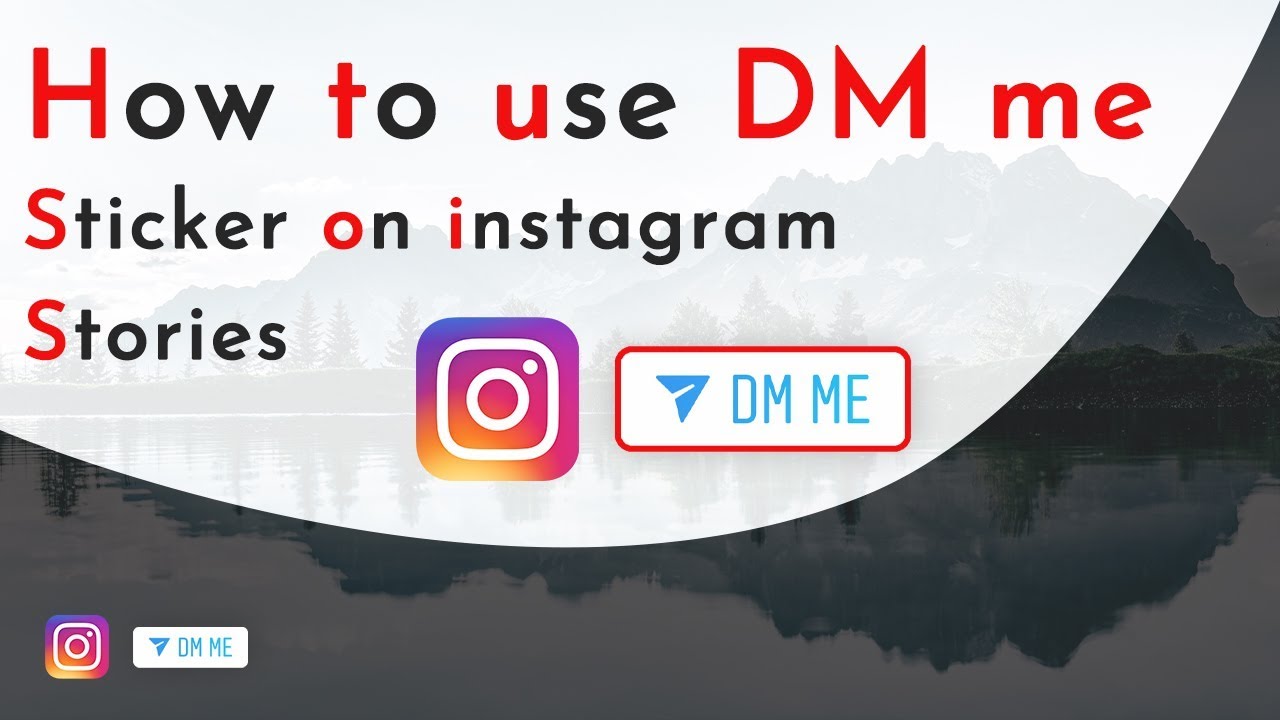 How to Use DM Sticker on Instagram Stories instagram vaghanibrothers