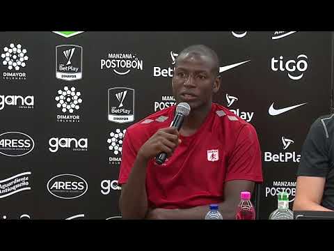 Rueda de prensa de América de Cali tras el partido frente a Atlético Nacional