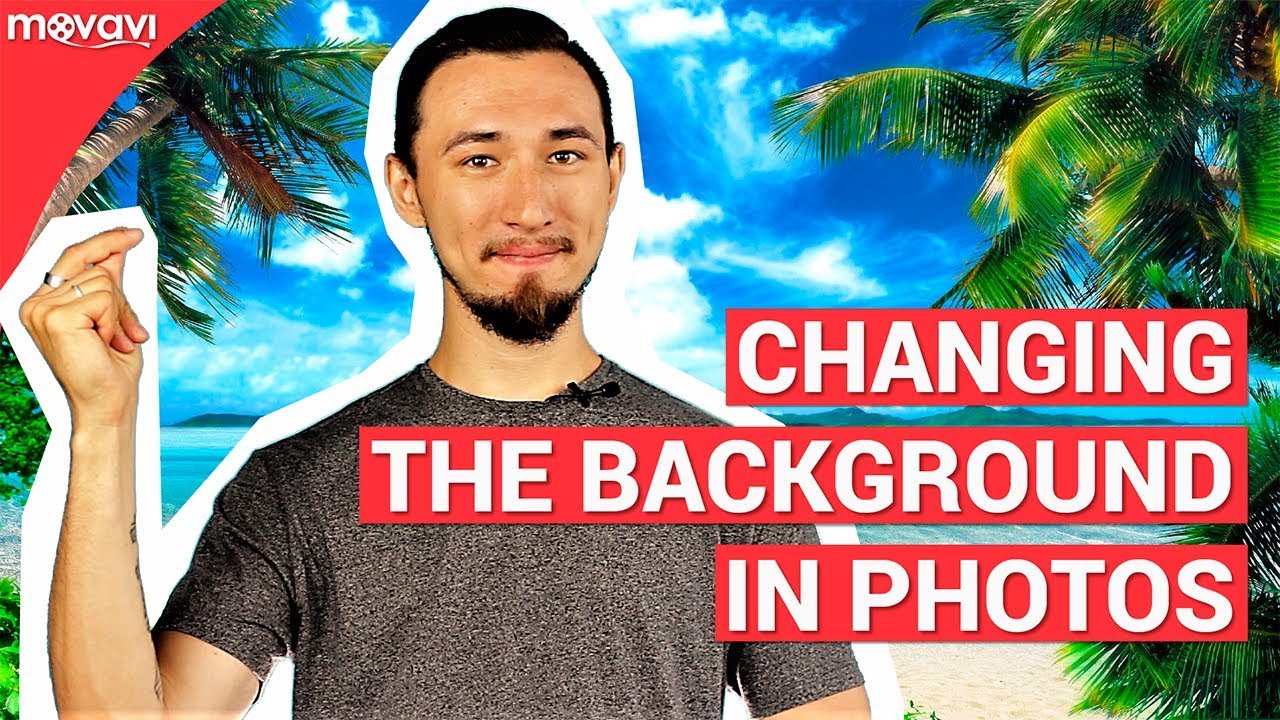 How to change the background in your photos - YouTube