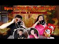 Spicy Noodle Challenge!!! *LOSER HAS A PUNISHMENT* Vlogmas Day 1