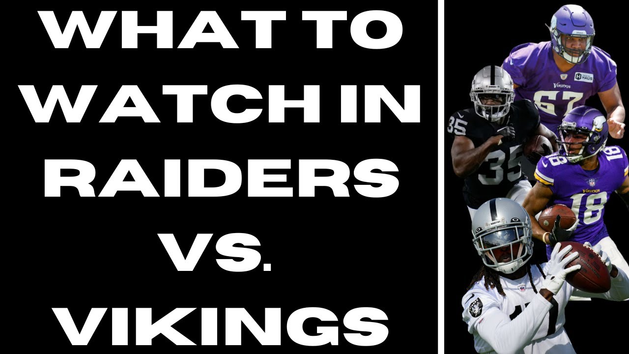 The Raiders offense clicked in preseason win against Vikings