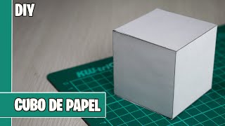 Cómo hacer un cubo de papel
