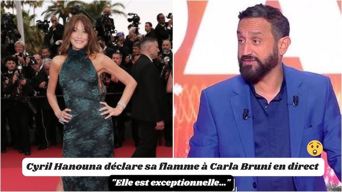 Cyril Hanouna tuyên bố tình yêu của mình dành cho Carla Bruni trực tiếp: những lời nói của anh đã khiến internet bùng nổ! -YouTube