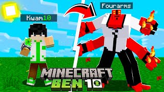 ကျွန်တော် Minecraft ထဲမှာ Ben10 ဖြစ်ခဲ့တယ်! ⌚ | Kwam