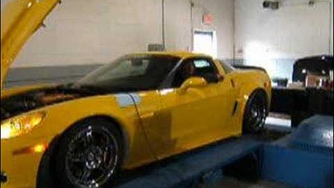 Katech Air Attack Twin Turbo Z06, chassis dyno