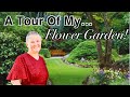 A flower garden tour with mamma sylvia  outdoor gardens  vlog  ditl  gerold  becky miller 