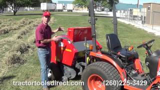 Tractor Tools Direct - Tedding, Raking, and Baling demonstration