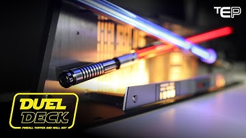 The DUEL DECK Pinball Topper & Wall Art