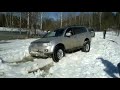 Mitsubishi Pajero Sport off road snow