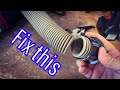 Quick Repair a Vacuum Hose NO TAPE