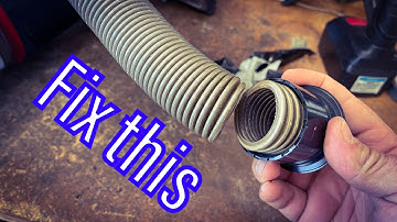 Quick Repair a Vacuum Hose NO TAPE