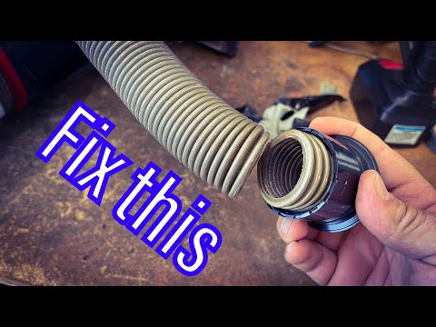 Quick Repair a Vacuum Hose NO TAPE