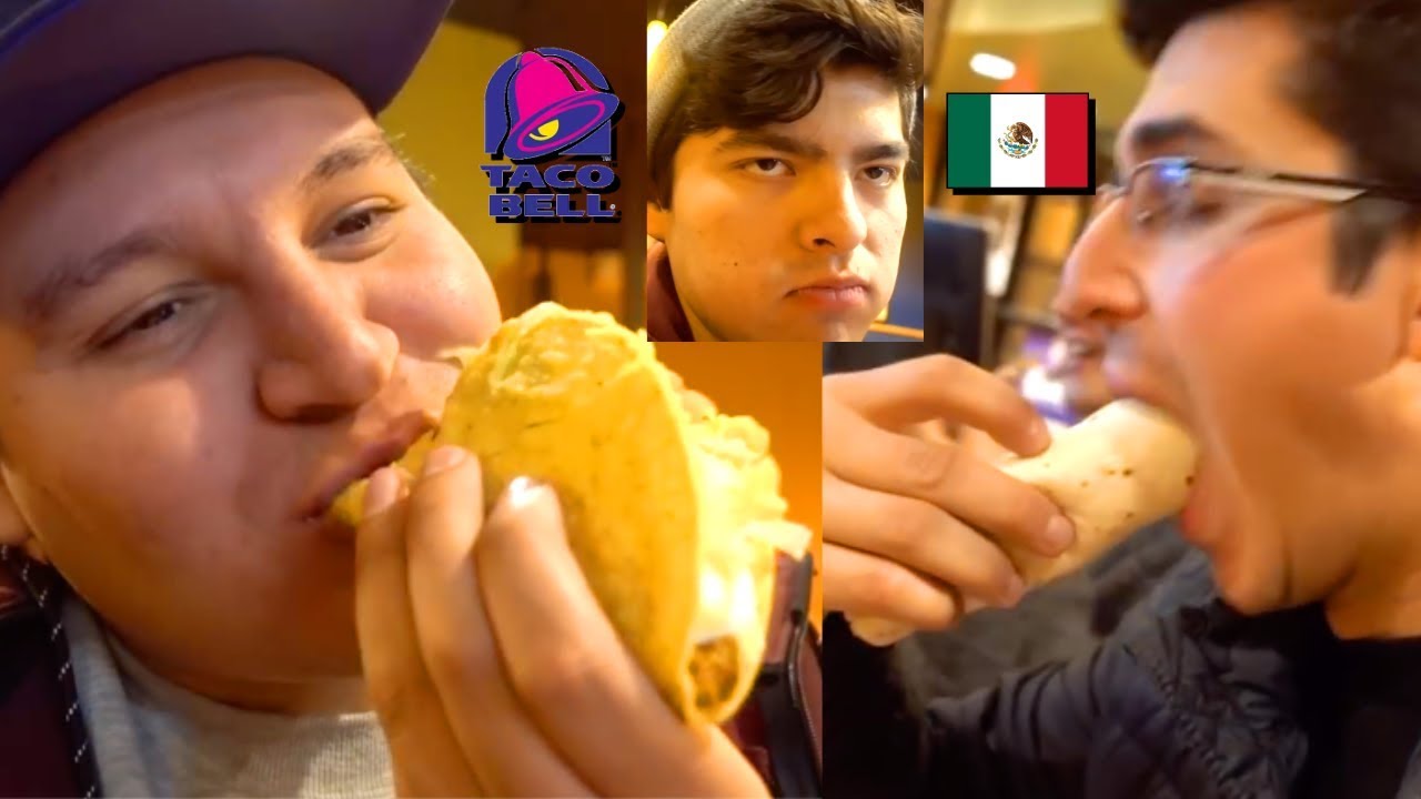 MEXICANOS PROBANDO POR PRIMERA VEZ TACO BELL!! YouTube