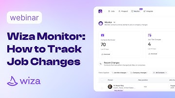 Wiza Monitor Walkthrough: How to Track Job Changes [Webinar]
