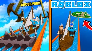 BELAJAR MENGEMUDI KAPAL BAJAK LAUT BISAKAH KALIAN MELEWATI RINTANGAN INI DIROBLOX!!!