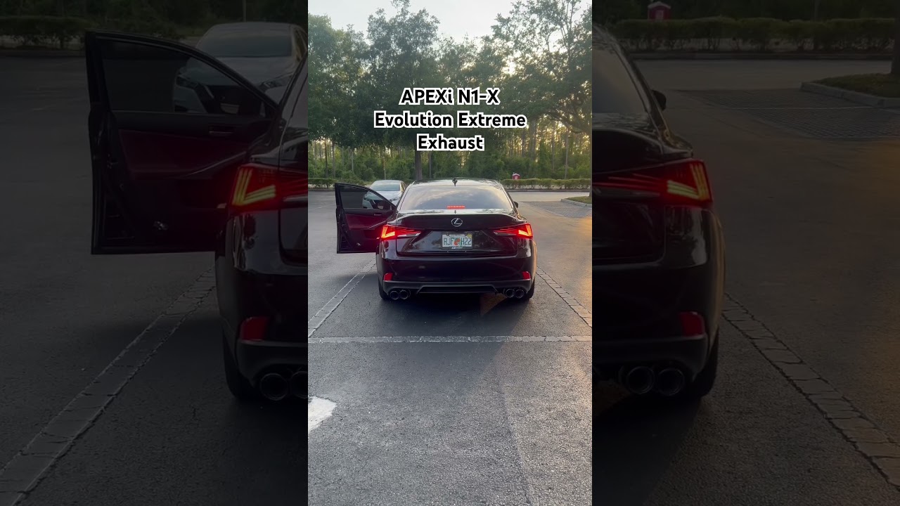 Lexus is200t axle back exhaust (1400$ Apexi N1-X axle back) 