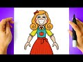 How to draw miss delight normal  poppy playtime 3