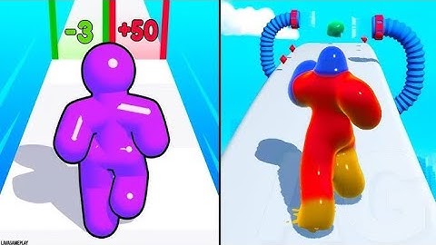 Blob run 3d vs Tall man run - Tall & Blob