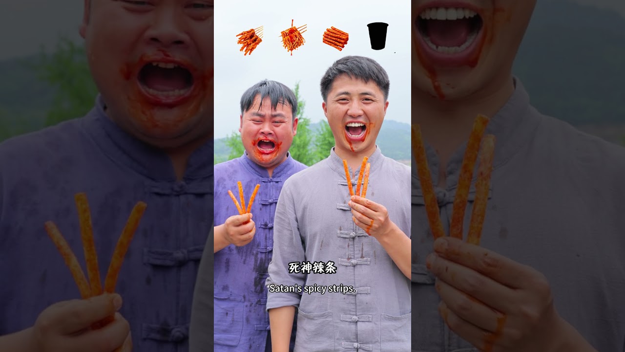 Songsong and Ermao's Super Spicy Food Challenge#food #mukbang