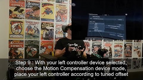 OpenVRInputEmulatorYawVR Motion Compensation setup