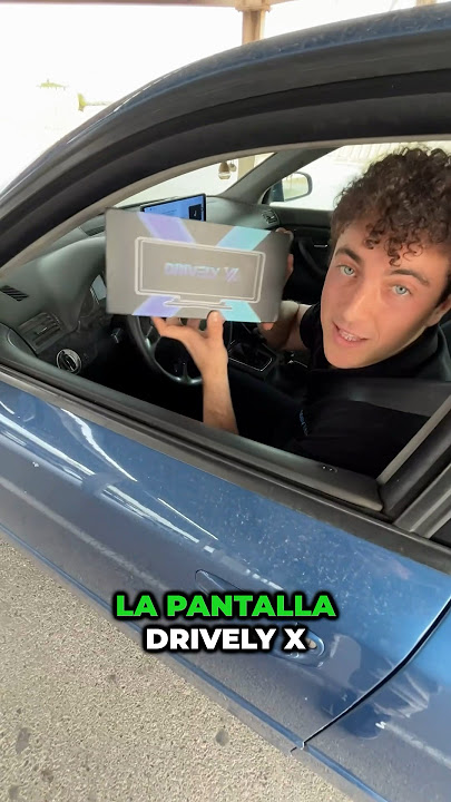 Cómo se conecta la pantalla para coche Drively X? 