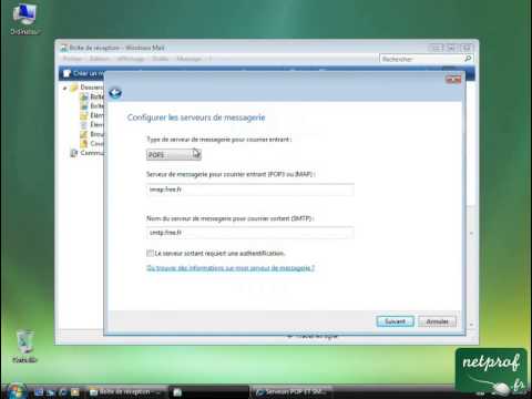 Configurer sa messagerie Windows Mail sous Vista