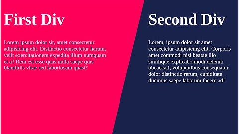 Create slanted or razor-blade div shapes with css3