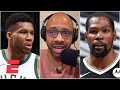 JWill questions why Giannis didn't guard KD down the stretch in the Bucks' loss to the Nets | KJZ