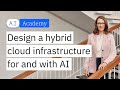Design a hybrid cloud infrastructure for and with AI